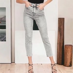 Express super high waisted mom jeans